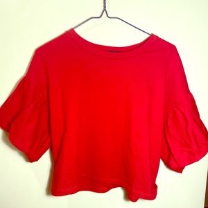 Red Crop Top
